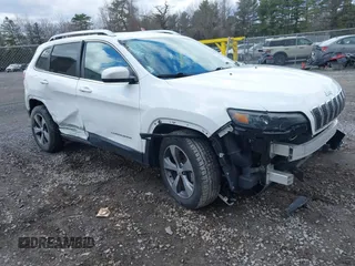 2020 Jeep Cherokee Limited with VIN 1C4PJMDN6LD537882, listed as a IAAI auction lot 41867807 with 45,556 mi miles. Bid and sale history available at carsss.com. Image 1.