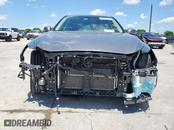 2020 Infiniti Q50 Luxe with VIN JN1EV7AR3LM254833, listed as a Copart auction lot 56284785 with 30,591 mi miles and Salvage title. Bid and sale history available at DreamBid. Image 5.