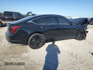 2021 Cadillac CT5 Premium Luxury z VIN 1G6DN5RWXM0143344, wystawiony jako Copart lot #41853014 z przebiegiem 7 421 mil mil oraz Szkoda całkowita • Salvage title. Historia ofert i sprzedaży dostępna na DreamBid. Obrazek 3.