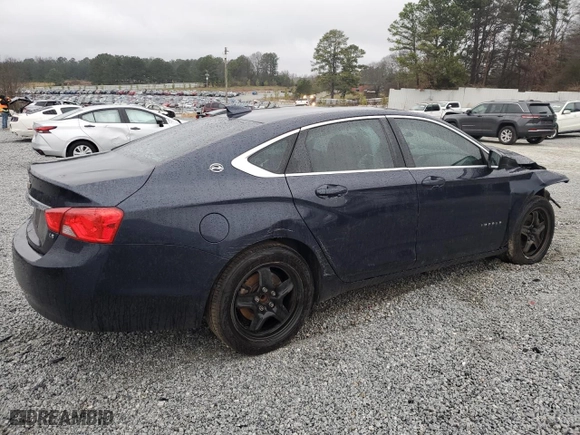2016 Chevrolet Impala LS with VIN 1G11Z5SA3GU114972, listed as a Copart auction lot 44808895 with 165,687 mi miles and Salvage Title. Bid and sale history available at carsss.com. Image 3.