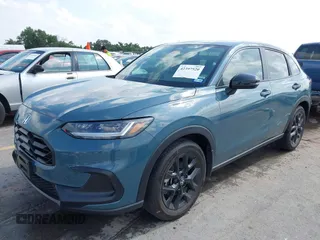 2024 Honda HR-V Sport with VIN 3CZRZ1H5XRM751386, listed as a IAAI auction lot 42397520 with 13,049 mi miles and . Bid and sale history available at DreamBid. Image 2.