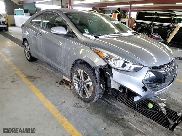 2014 Hyundai Elantra Coupe with VIN KMHDH6AH5EU028504, listed as a Copart auction lot 88600205 with 87,140 mi miles and Salvage Title. Bid and sale history available at carsss.com. Image 10.