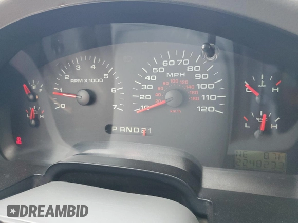 2008 Ford F-150 XLT with VIN 1FTPX125X8FB09535, listed as a Copart auction lot 45958875 with 224,833 mi miles and Salvage Title. Bid and sale history available at carsss.com. Image 9.