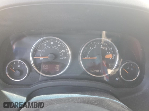 2014 Jeep Compass Latitude with VIN 1C4NJCEBXED509530, listed as a Copart auction lot 46624785 with 162,981 mi miles and Salvage Title. Bid and sale history available at DreamBid. Image 9.