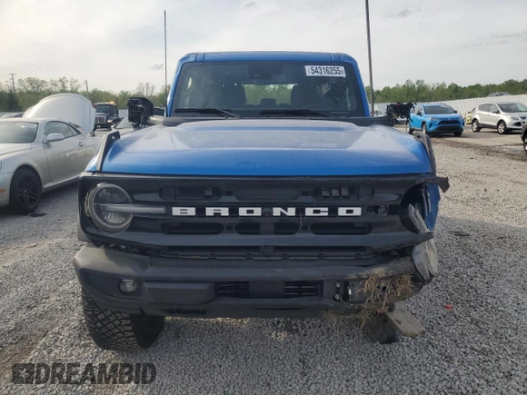2023 Ford Bronco with VIN 1FMEE5DP3PLC10866, listed as a Copart auction lot 54316255 with 24,205 mi miles and Salvage title. Bid and sale history available at DreamBid. Image 5.