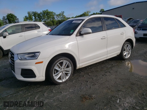 2017 Audi Q3 Premium z VIN WA1ECCFSXHR014142, wystawiony jako Copart lot #56306925 z przebiegiem 92 939 mil mil oraz Tytuł czysty. Historia ofert i sprzedaży dostępna na DreamBid. Obrazek 1.