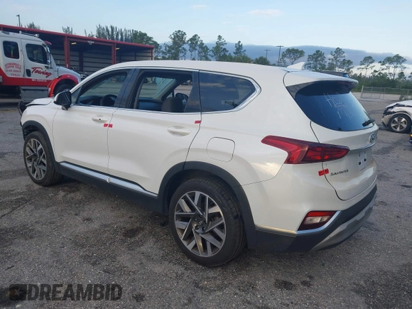 2019 Hyundai Santa Fe SEL with VIN 5NMS33AD0KH006550, listed as a IAAI auction lot 41894306 with 80,920 mi miles and . Bid and sale history available at DreamBid. Image 3.