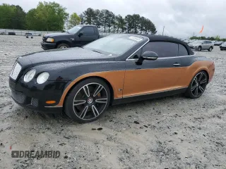 2010 Bentley Continental GT with VIN SCBDR3ZA2AC065164, listed as a Copart auction lot 51830035 with 81,088 mi miles and Salvage Title. Bid and sale history available at DreamBid. Image 1.