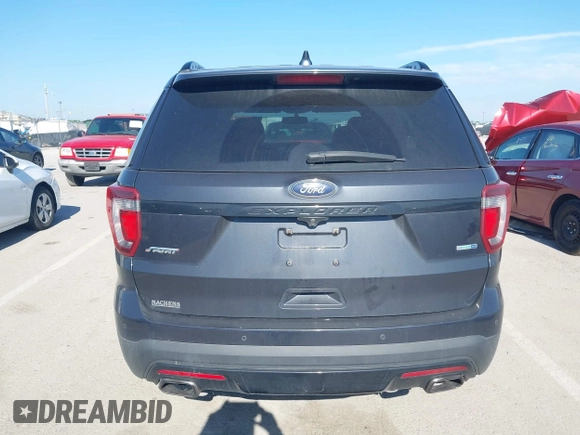2017 Ford Explorer Sport with VIN 1FM5K8GT6HGD63299, listed as a IAAI auction lot 42602283 with 133,417 mi miles and . Bid and sale history available at DreamBid. Image 16.
