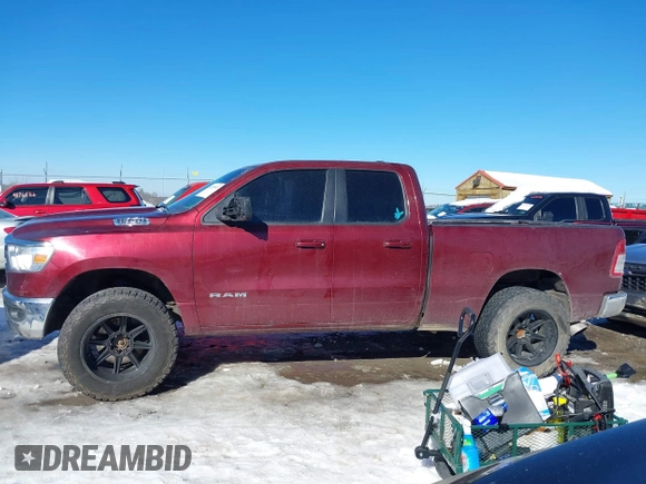 2021 Ram 1500 Big Horn с VIN 1C6SRFBT5MN760207, выставлен на аукционе IAAI как лот 41326935 с пробегом 58 667 миль миль и . История ставок и продаж доступна на DreamBid. Изображение 15.
