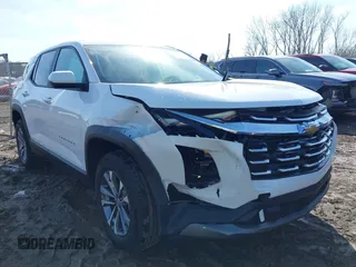 2025 Chevrolet Equinox AWD LT with VIN 3GNAXPEG9SL128779, listed as a IAAI auction lot 41791189 with 3,676 mi miles and . Bid and sale history available at DreamBid. Image 1.