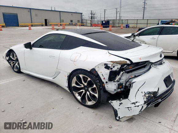 2021 Lexus LC 500h with VIN JTHBP5AY8MA104403, listed as a Copart auction lot 59272235 with 14,425 mi miles and Salvage title. Bid and sale history available at DreamBid. Image 2.