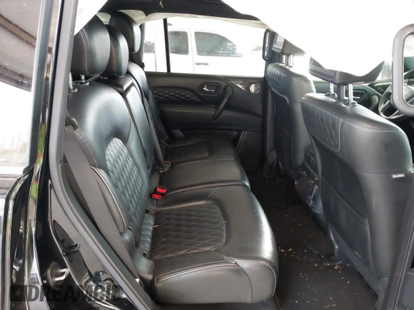 2021 Infiniti QX80 SENSORY with VIN JN8AZ2BC4M9475864, listed as a IAAI auction lot 41418111 with 61,878 mi miles. Bid and sale history available at carsss.com. Image 8.