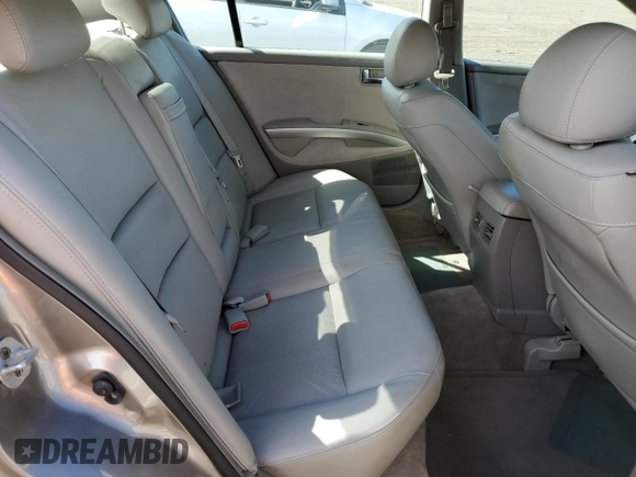 2005 Nissan Maxima SL with VIN 1N4BA41E55C870328, listed as a Copart auction lot 65104925 with 193,889 mi miles and Salvage title. Bid and sale history available at DreamBid. Image 10.