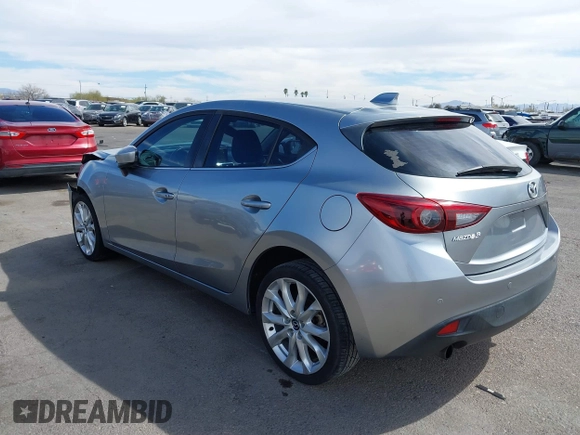 2015 Mazda 3 S Grand Touring with VIN JM1BM1M38F1256560, listed as a IAAI auction lot 41655332 with 121,179 mi miles and . Bid and sale history available at DreamBid. Image 3.