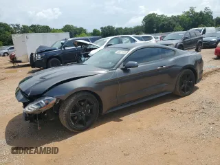 2019 Ford Mustang EcoBoost with VIN 1FA6P8THXK5105677, listed as a Copart auction lot 60927105 with 57,344 mi miles and Salvage title. Bid and sale history available at DreamBid. Image 1.