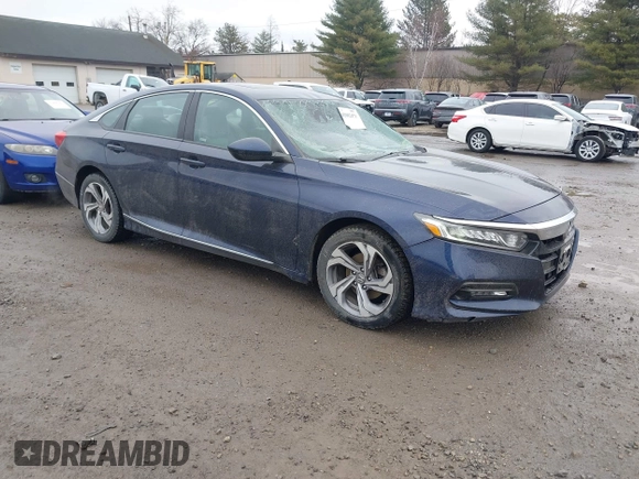 2018 Honda Accord EX with VIN 1HGCV1F48JA014269, listed as a IAAI auction lot 42002471 with 46,277 mi miles and . Bid and sale history available at DreamBid. Image 1.