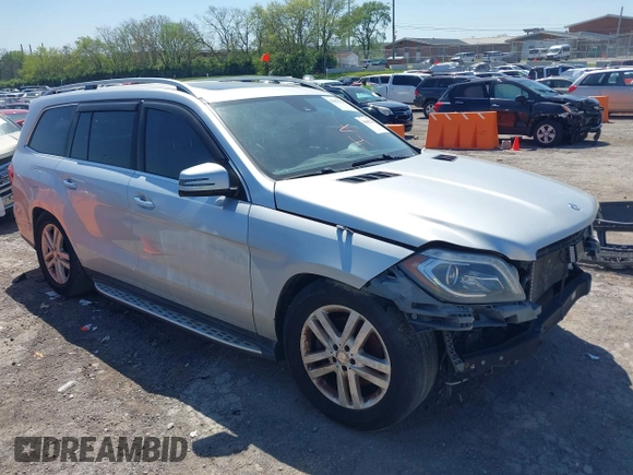 2014 Mercedes-Benz GL 450 z VIN 4JGDF7CE4EA347876, wystawiony jako IAAI lot #42386949 z przebiegiem 133 400 mil mil oraz . Historia ofert i sprzedaży dostępna na DreamBid. Obrazek 1.