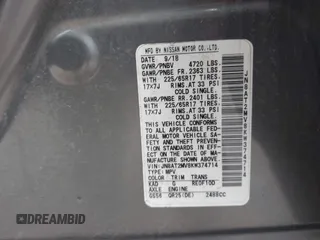 2019 Nissan Rogue SV with VIN JN8AT2MV8KW374714, listed as a IAAI auction lot 41912030 with 25,936 mi miles and . Bid and sale history available at DreamBid. Image 9.