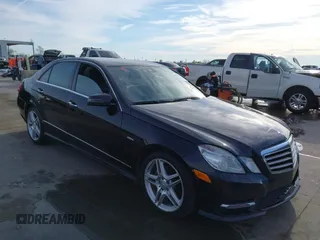 2012 Mercedes-Benz E with VIN WDDHF5KB1CA524212, listed as a IAAI auction lot 41041293 with 358,857 mi miles. Bid and sale history available at carsss.com. Image 1.