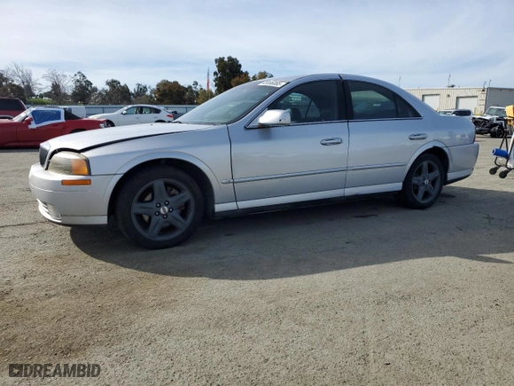 2000 Lincoln LS with VIN 1LNHM86S6YY776608, listed as a Copart auction lot 45586065 with 129,901 mi miles and Clean Title. Bid and sale history available at carsss.com. Image 1.