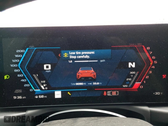 2023 BMW M2 z VIN 3MF13DM04P8D45073, wystawiony jako Copart lot #82048384 z przebiegiem 8 090 mil mil oraz Szkoda całkowita • Salvage title. Historia ofert i sprzedaży dostępna na DreamBid. Obrazek 9.