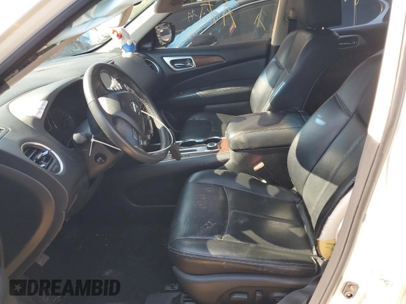 2017 Nissan Pathfinder SV with VIN 5N1DR2MM0HC661484, listed as a Copart auction lot 54237545 with 138,450 mi miles and Salvage title. Bid and sale history available at DreamBid. Image 7.