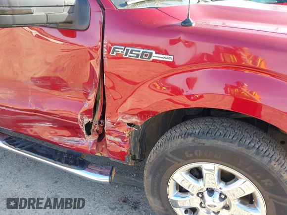 2014 Ford F-150 XL with VIN 1FTFW1CF1EFD03405, listed as a IAAI auction lot 41511583 with 166,636 mi miles. Bid and sale history available at carsss.com. Image 6.