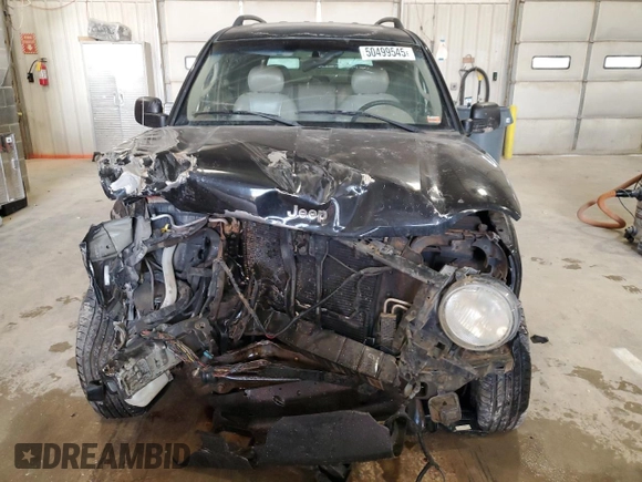 2004 Jeep Liberty Limited with VIN 1J4GL58K74W184701, listed as a Copart auction lot 50499545 with 258,811 mi miles and Salvage Title. Bid and sale history available at carsss.com. Image 5.