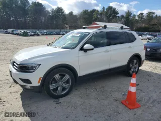 2019 Volkswagen Tiguan SEL Premium with VIN 3VV4B7AXXKM019673, listed as a Copart auction lot 50766895 with 63,536 mi miles and Salvage Title. Bid and sale history available at carsss.com. Image 1.