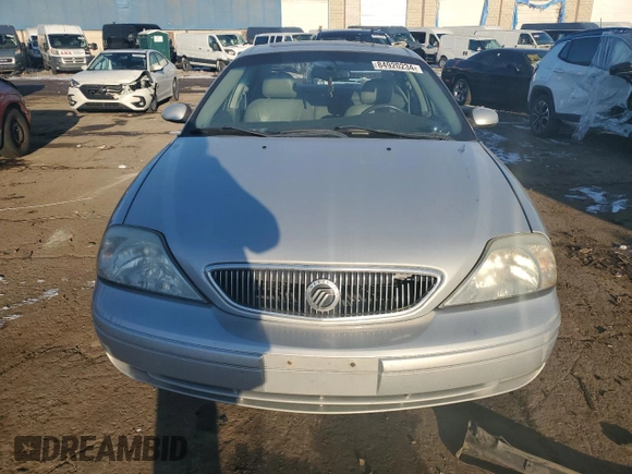 2002 Mercury Sable LS with VIN 1MEHM55S52A642630, listed as a Copart auction lot 84920234 with 51,213 mi miles and Salvage Title. Bid and sale history available at DreamBid. Image 5.