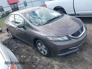 2014 Honda Civic Sedan LX with VIN 19XFB2F50EE043934, listed as a IAAI auction lot 41923868 with 185,922 mi miles. Bid and sale history available at carsss.com. Image 1.