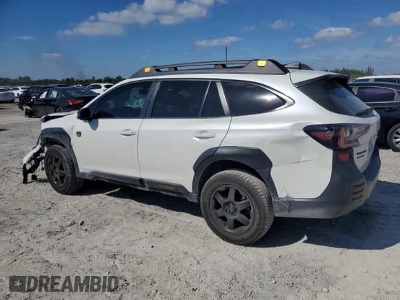 2023 Subaru Outback Wilderness с VIN 4S4BTGUD5P3206537, выставлен на аукционе Copart как лот 43284675 с пробегом 31 804 миль миль и Списание • Salvage title. История ставок и продаж доступна на DreamBid. Изображение 2.