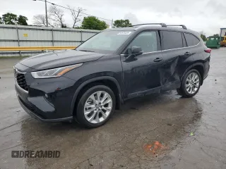 2022 Toyota Highlander Limited z VIN 5TDDZRBH3NS208893, wystawiony jako Copart lot #55576425 z przebiegiem 33 959 mil mil oraz Szkoda całkowita • Salvage title. Historia ofert i sprzedaży dostępna na DreamBid. Obrazek 1.