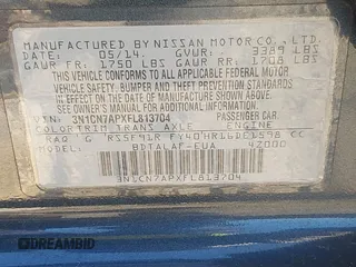 2015 Nissan Versa SV with VIN 3N1CN7APXFL813704, listed as a IAAI auction lot 42005624 with 170,690 mi miles. Bid and sale history available at carsss.com. Image 9.