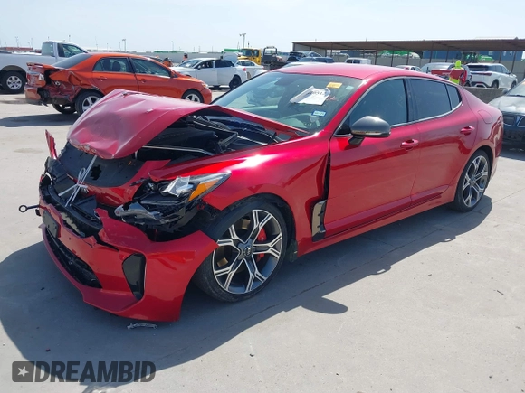 2020 Kia Stinger GT with VIN KNAE35LC4L6085147, listed as a IAAI auction lot 41820512 with 37,033 mi miles and . Bid and sale history available at DreamBid. Image 18.