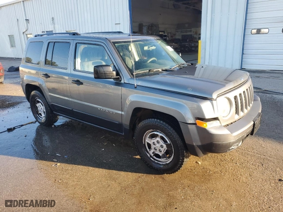 2014 Jeep Patriot Sport with VIN 1C4NJPBA9ED541663, listed as a Copart auction lot 47288885 with 156,192 mi miles and Salvage Title. Bid and sale history available at carsss.com. Image 4.