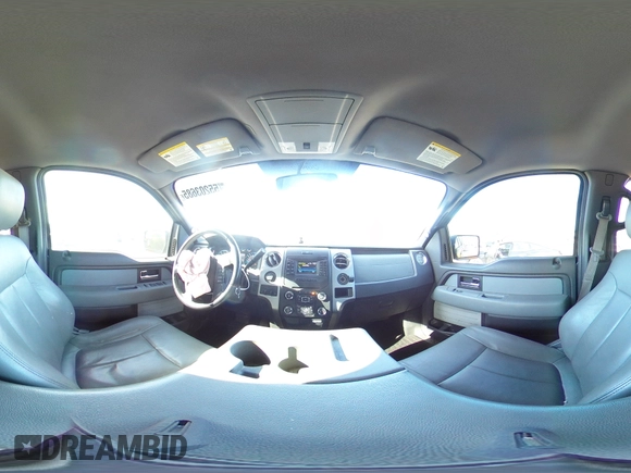 2014 Ford F-150 XL with VIN 1FTFW1ETXEKD01260, listed as a Copart auction lot 55203685 with 153,410 mi miles and Salvage title. Bid and sale history available at DreamBid. Image 14.