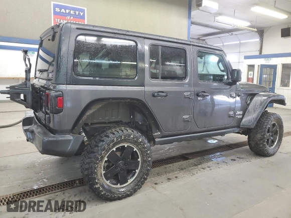 2018 Jeep Wrangler Unlimited Sport с VIN 1C4HJXDG9JW182571, выставлен на аукционе Copart как лот 54268915 с пробегом 83 230 миль миль и Чистый • Clean title. История ставок и продаж доступна на DreamBid. Изображение 3.