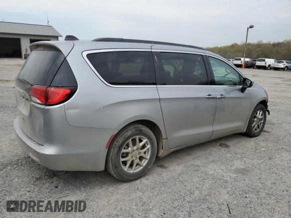 2021 Chrysler Voyager LXi with VIN 2C4RC1DG0MR521145, listed as a Copart auction lot 48062405 with 144,197 mi miles and Salvage Title. Bid and sale history available at DreamBid. Image 3.