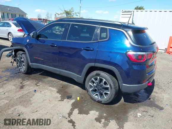 2020 Jeep Compass Trailhawk with VIN 3C4NJDDB1LT106549, listed as a IAAI auction lot 41885628 with 98,374 mi miles and . Bid and sale history available at DreamBid. Image 3.