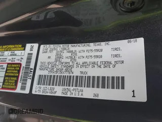 2019 Toyota Tundra SR5 z VIN 5TFHY5F15KX777874, wystawiony jako IAAI lot #42292266 z przebiegiem 98 341 mil mil oraz . Historia ofert i sprzedaży dostępna na DreamBid. Obrazek 9.