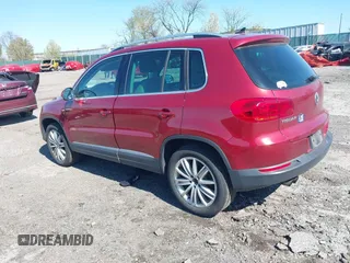 2016 Volkswagen Tiguan S with VIN WVGBV7AX4GW021564, listed as a IAAI auction lot 41995637 with 96,167 mi miles and . Bid and sale history available at DreamBid. Image 3.