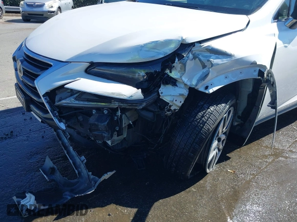 2016 Lexus NX 200t with VIN JTJBARBZ4G2090433, listed as a IAAI auction lot 41811242 with 148,149 mi miles. Bid and sale history available at carsss.com. Image 6.