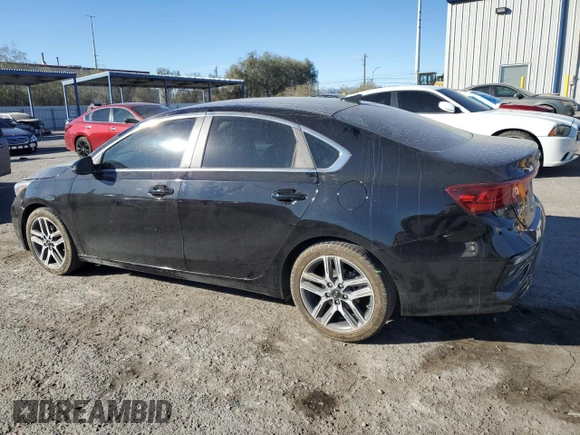 2021 Kia Forte EX with VIN 3KPF54AD7ME322040, listed as a Copart auction lot 79508634 with 60,686 mi miles and Salvage Title. Bid and sale history available at DreamBid. Image 2.