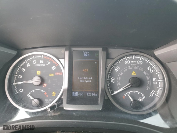 2020 Toyota Tacoma 4WD SR5 with VIN 3TMCZ5AN3LM332543, listed as a Copart auction lot 50872735 with 92,396 mi miles and Salvage Title. Bid and sale history available at carsss.com. Image 9.