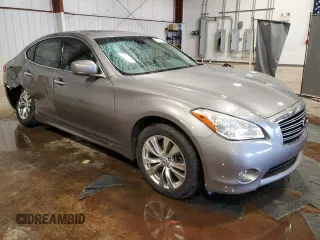 2012 Infiniti M37 with VIN JN1BY1AR6CM396570, listed as a Copart auction lot 81707124 with 102,462 mi miles and Salvage Title. Bid and sale history available at carsss.com. Image 4.
