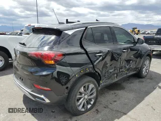 2022 Buick Encore GX Essence with VIN KL4MMFSL7NB147731, listed as a Copart auction lot 54789555 with 17,217 mi miles and Salvage title. Bid and sale history available at DreamBid. Image 3.