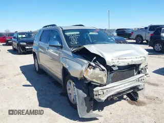 2013 GMC Terrain SLE with VIN 2GKALSEK4D6286857, listed as a IAAI auction lot 41727349 with 107,727 mi miles. Bid and sale history available at carsss.com. Image 1.
