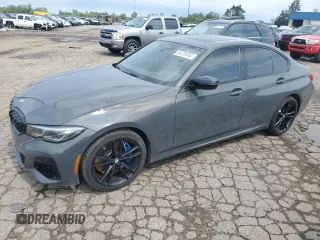 2022 BMW 3 Series M340i xDrive with VIN WBA5U9C07NFM06921, listed as a Copart auction lot 64725683 with 16,994 mi miles and . Bid and sale history available at DreamBid. Image 1.
